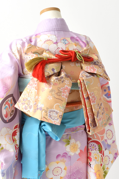 七歳祝着[薄紫/松竹梅]