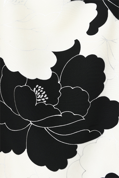 振袖[モノトーン/牡丹]