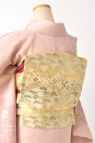 訪問着[梅色総絞り・Ｓサイズ]