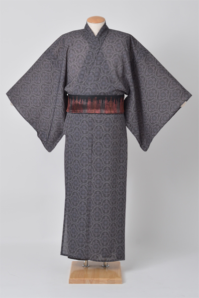 浴衣[165-173cm・撫松庵・染付花]