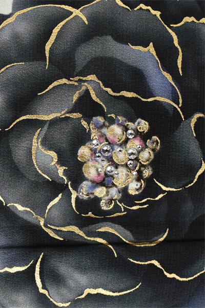 振袖[ライトグレー・紅一点]