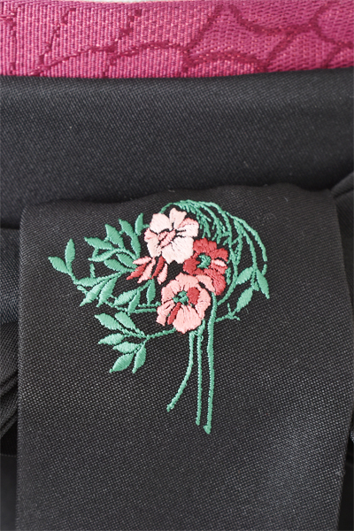 卒業袴[振袖・紅一点ライトグレー]