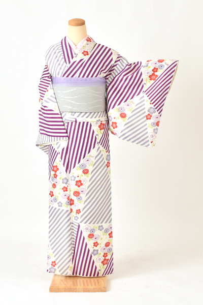 小紋[ストライプ・花々]