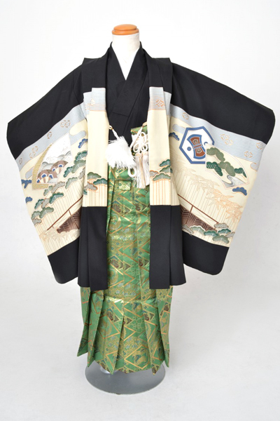 5歳祝着[黒色・兜・]