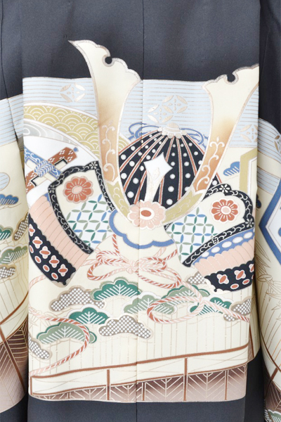 5歳祝着[黒色・兜・]