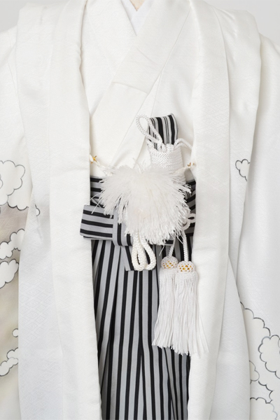 5歳祝着[白色・龍]