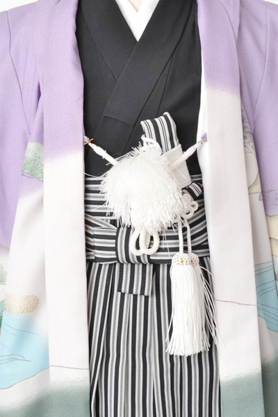 5歳祝着[薄紫色・松]