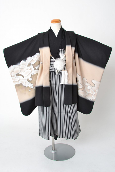 5歳祝着[黒色・龍]