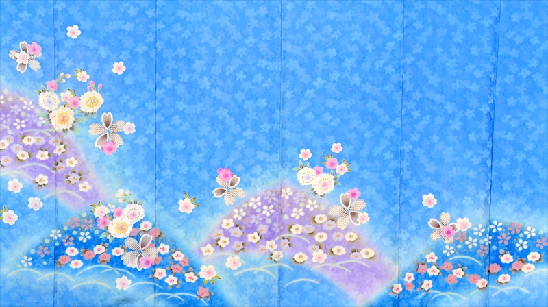 振袖(水色・桜)