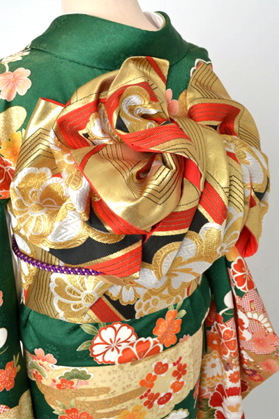 振袖[緑・菊・毬]