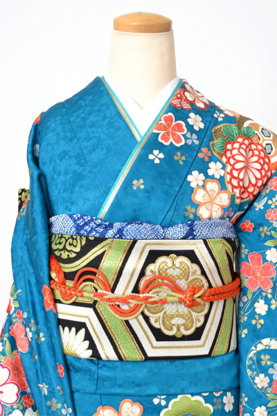 振袖[青・花・毬]