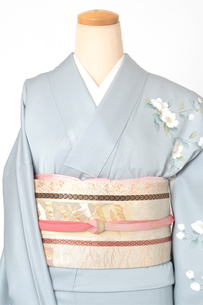 訪問着[青系・花]