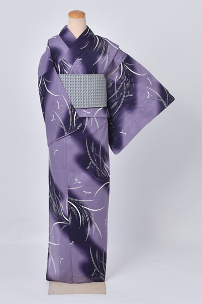 浴衣(紫のぼかし染め)