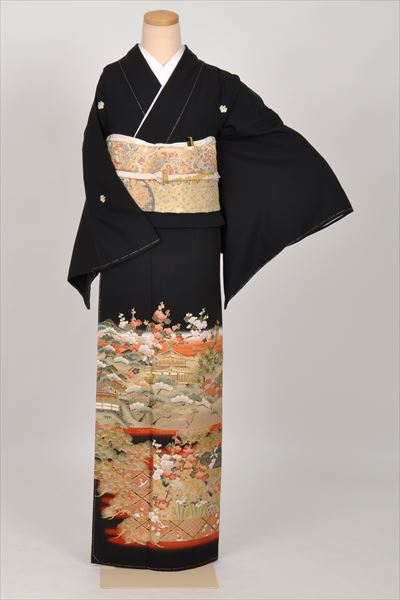 黒留袖(京の風景画)