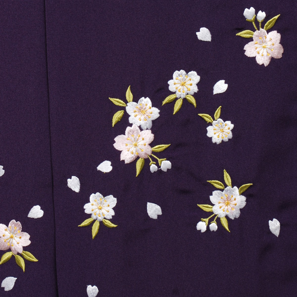 卒業袴(紫・桜)