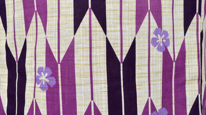 浴衣（紫×矢羽）