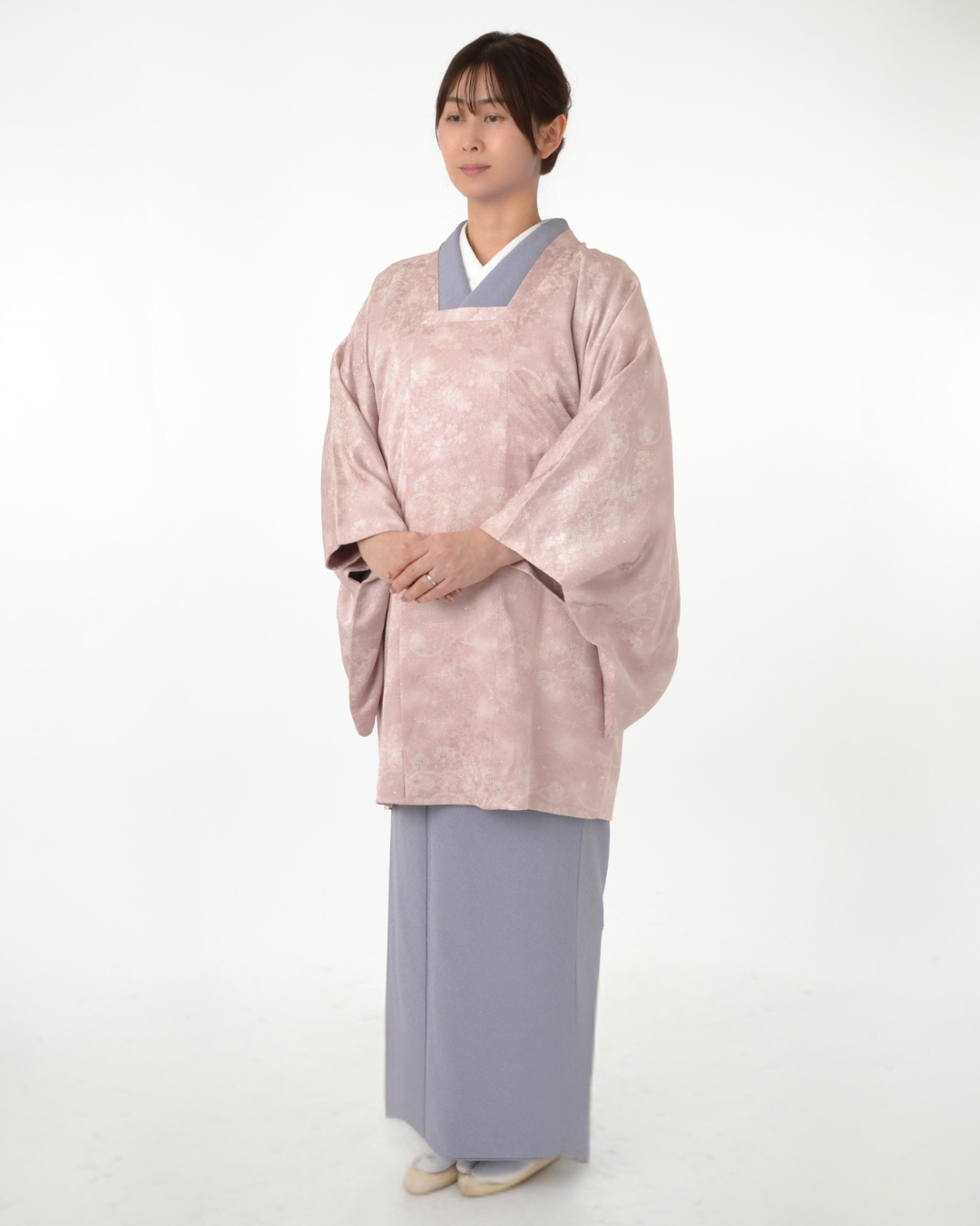 ピンク 道行コート 着物