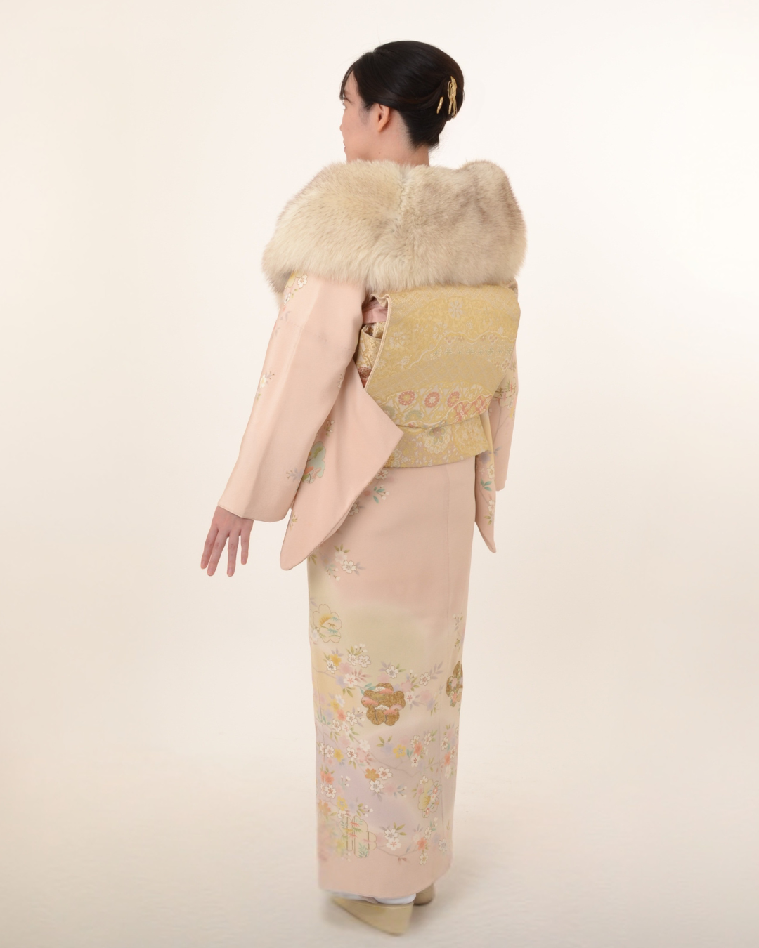 フォックスファーと着物